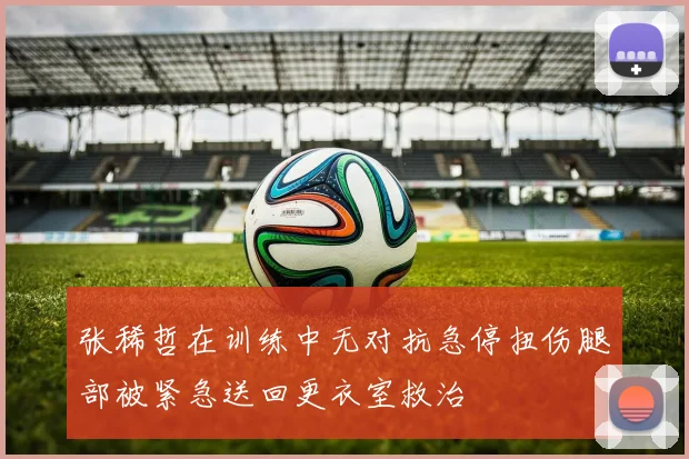 张稀哲在训练中无对抗急停扭伤腿部被紧急送回更衣室救治